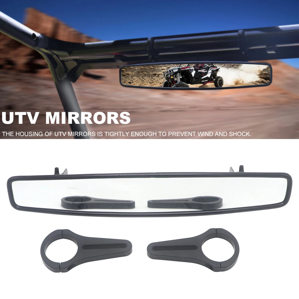 

UTV Wide Rear View Racing Mirror for Polaris RZR Ranger 800 1000 XP 900 for CF Moto for Can Am Maverick X3 Commander For Yamaha