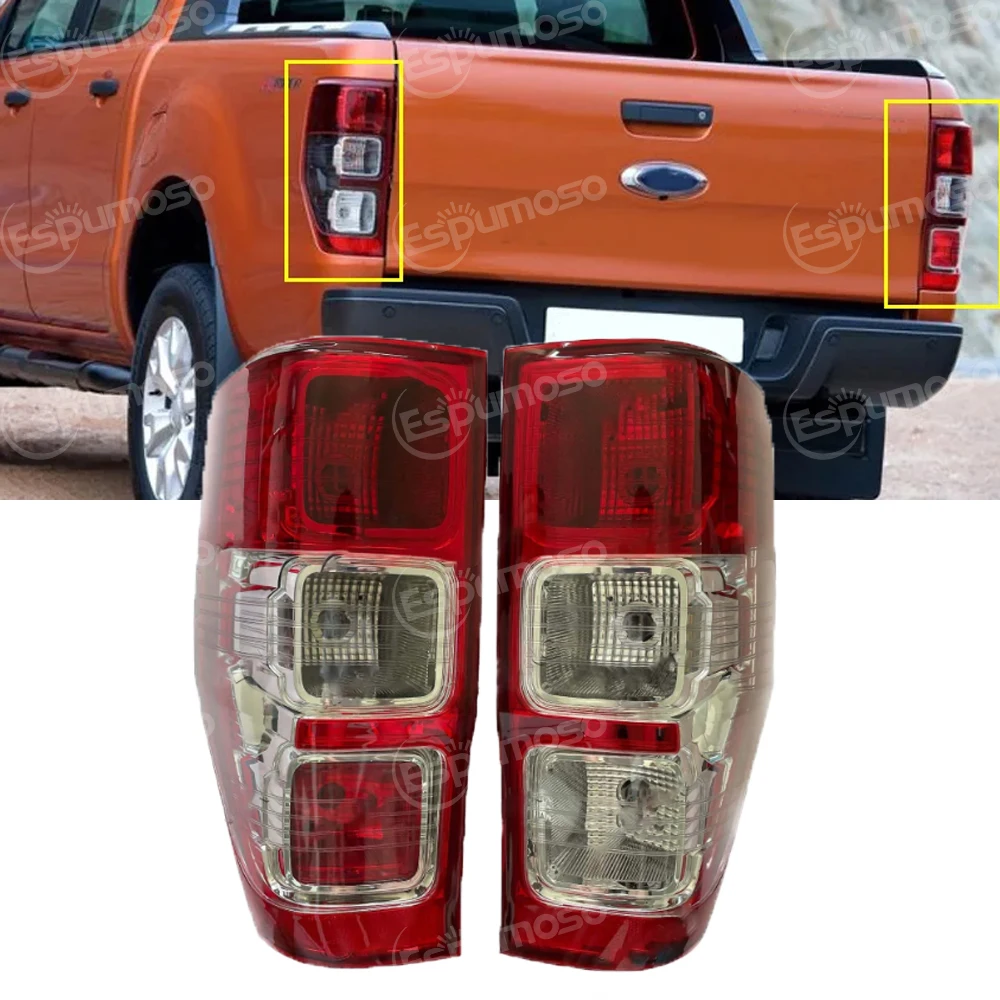 

Автомобильный задний фонарь в сборе для Ford Ranger 2012 2013 2014 2015 2016 2017 2018, противотуманная фара, указатель поворота, стоп-сигнал, задний фонарь