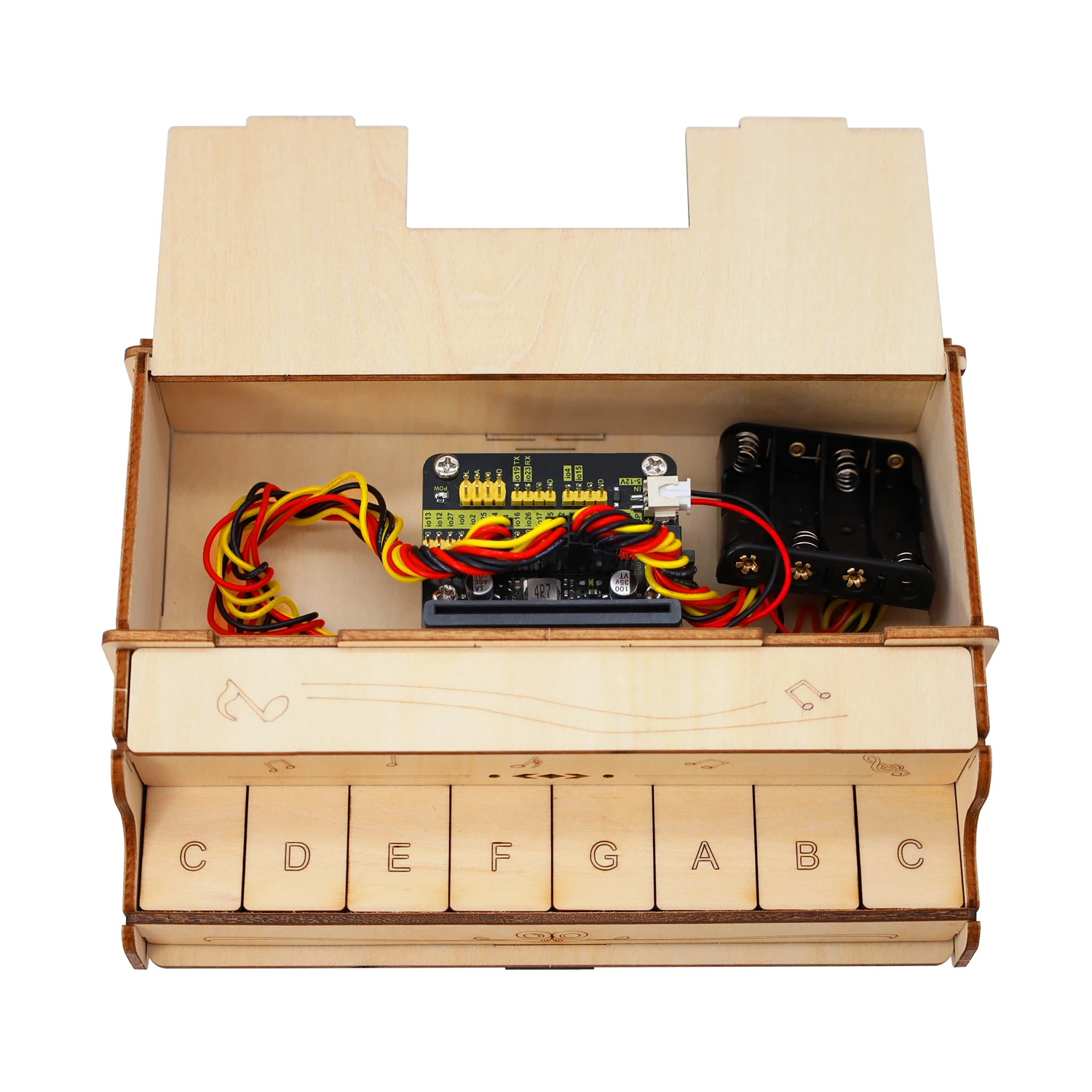 programmation-de-tige-kit-d'apprentissage-de-piano-a-boutons-jouets-educatifs-pour-enfants-kits-de-projets-programmables-avec-carte-microbit