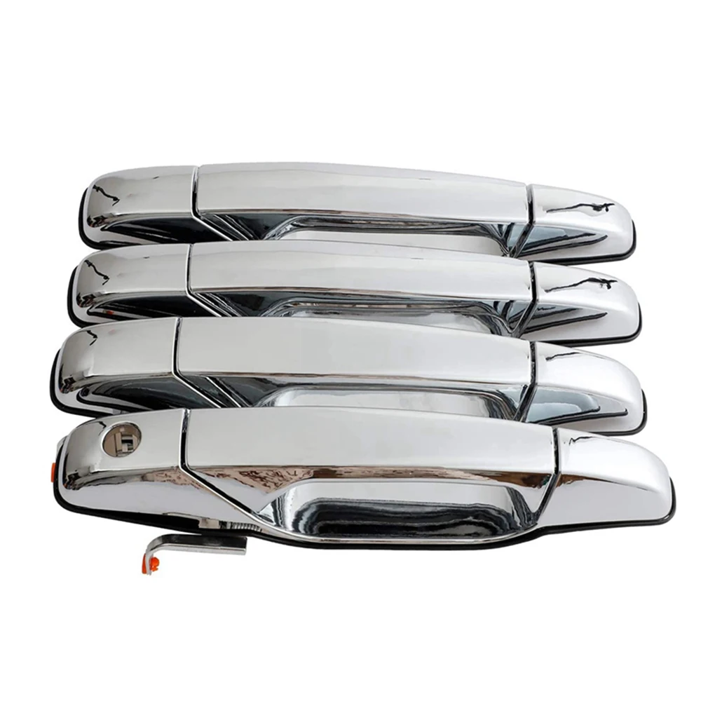 

4pcs Car Chrome Exterior Door Handle Cover Trim LH & RH for CHEVROLET SILVERADO 1500 2500 3500 2007-2013