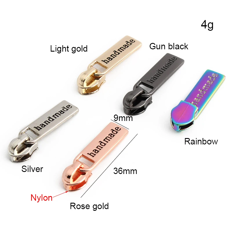 6/10/20PCS Simple Style Nylon Zipper Pullers Wallet Clothes Jacket Backpack Zipper Puller Repair Kit DIY Handicraft Accessories