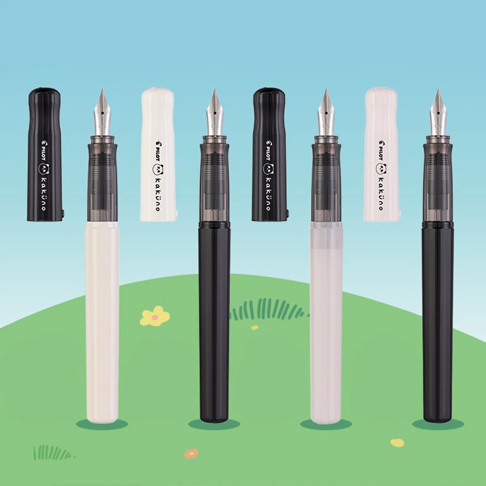 اليابان الطيار كاكونو قلم حبر الباندا محدودة الكتابة FKA-1SR هدية حقيبة حبر استبدال الأساسية Kawaii القرطاسية المدرسية تراجع القلم