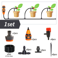 5-30M Drip Irrigation System Ajustable Watering Dripper Sprinkler Garden Micro Spray Nozzle for Greenhouse Plants Drip Emitter