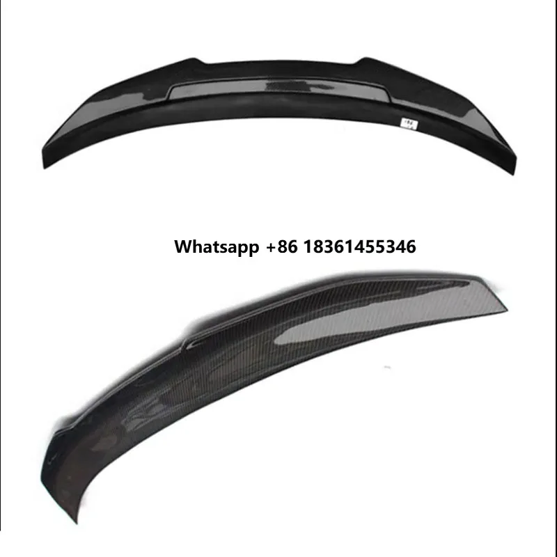 

for 4 Series F32 F33 F36 2014-2020 Carbon Fiber Car Spoiler PSM Style Double Deck Rear Tail Wing