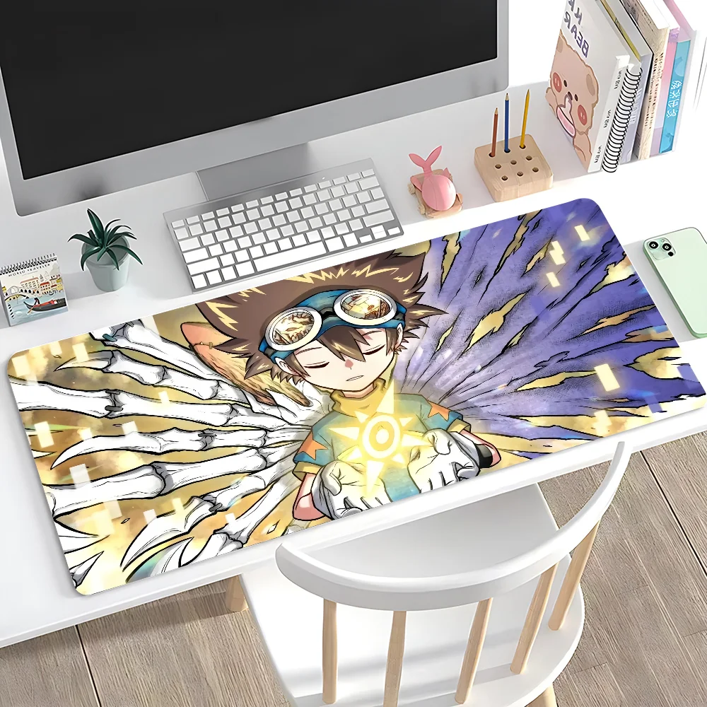 Anime D-Digital MonsterES Mousepad Large Anti-Slip Mouse Pad Stitched Edges Mat Durable Desk Laptop Gaming​ Keyboard Pad XXL