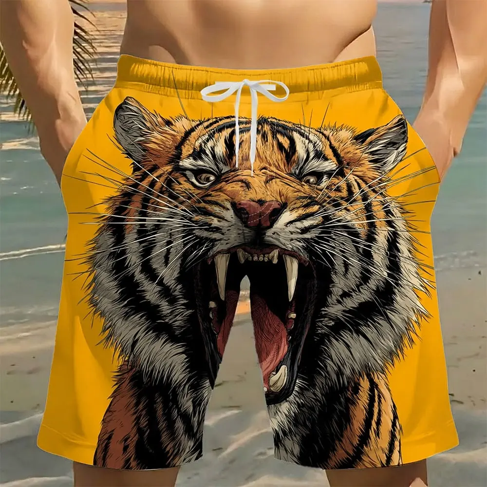 Mens Swim Trunks Quick Dry Bathing Suit With Mesh Liner Zipper Pockets Casual Beach Surf Board Shorts