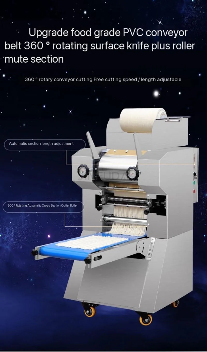 Efficient Commercial Round Noodle Making  Automatic Industrial Pasta Machine