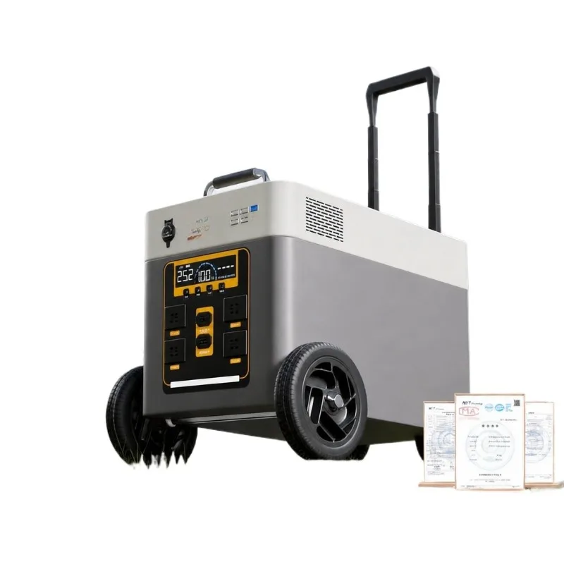 Outdoor Camping Portable Power Station 220V for Road Trip Car RV Live Streaming Market Stall Business Industrial Emergency
