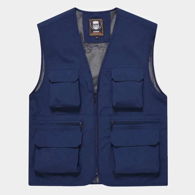 BOLUBAO 2024 gilet Casual da esterno per uomo cappotto sottile traspirante con tasche grandi gilet Casual di alta qualità per uomo