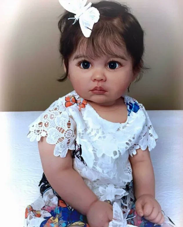 

DLS 27Inch Reborn Doll Julieta toddler Girl Painted Details Finished