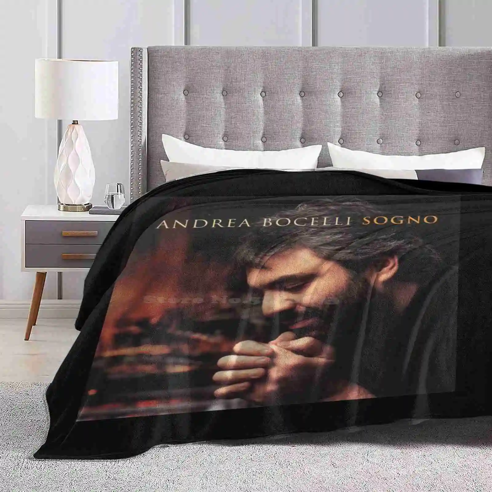 Andrea Bocelli Sogno Top Quality Comfortable Bed Sofa Soft Blanket Pau Andrea At Bocelli Wew Tour 2020 Italy Andre Bocelli