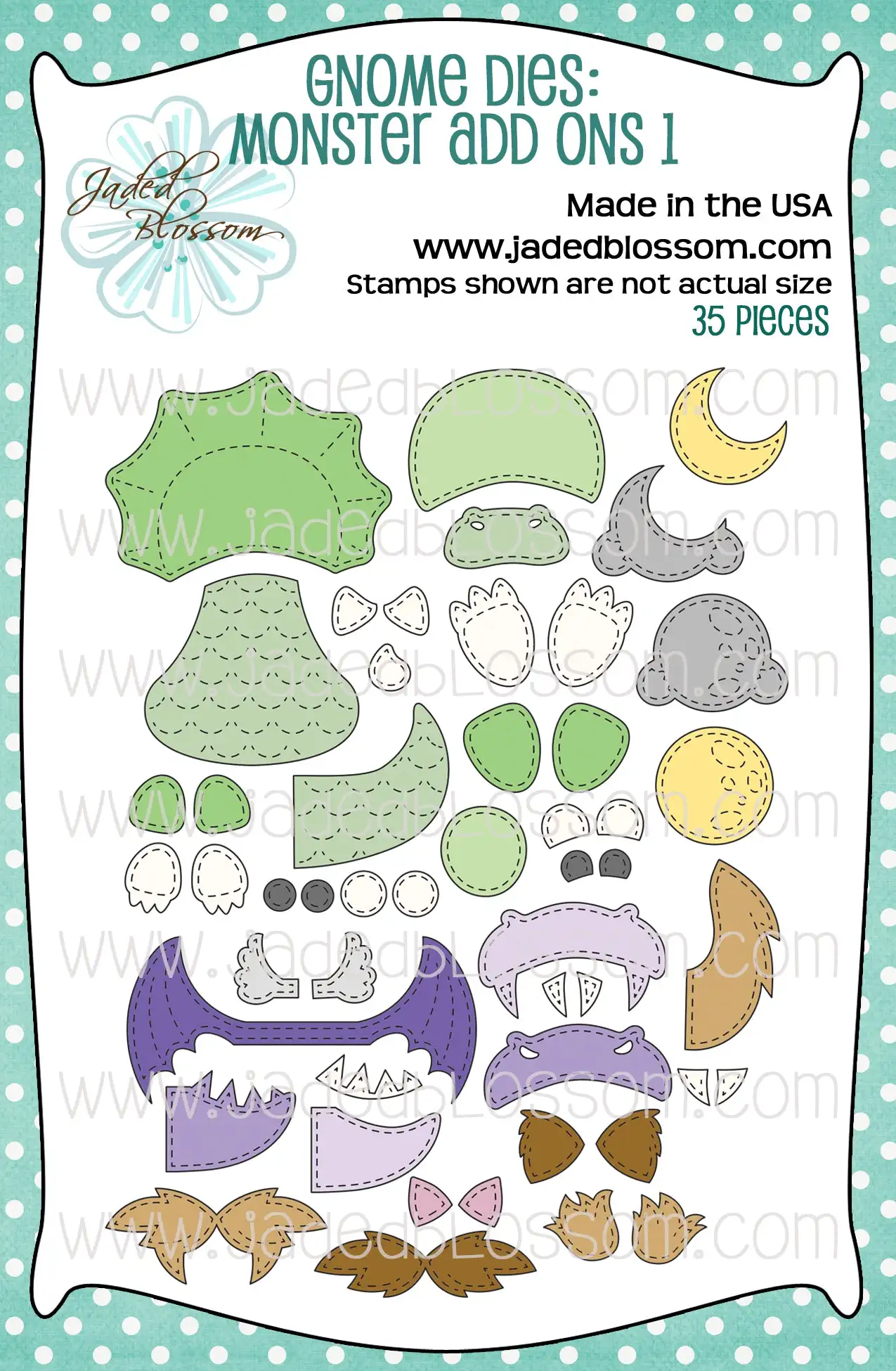 

Gnome Dies Collection Monster Add Ons Metal Cutting Dies DIY Scrapbook Craft Decoration Embossing Template Supplie Card Handmade