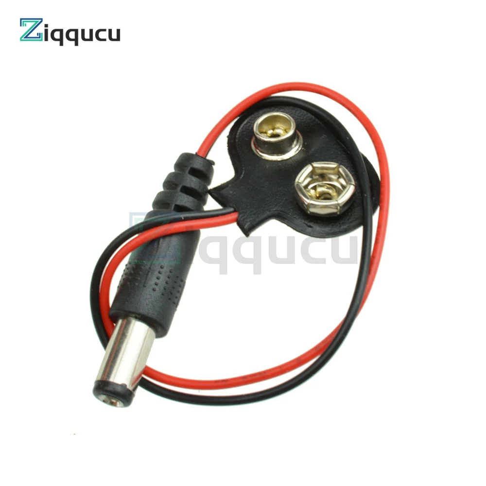 9V Battery Button Power Cable Battery Buckle Snaps Power Cable Connector DC For DIY Jack Connector