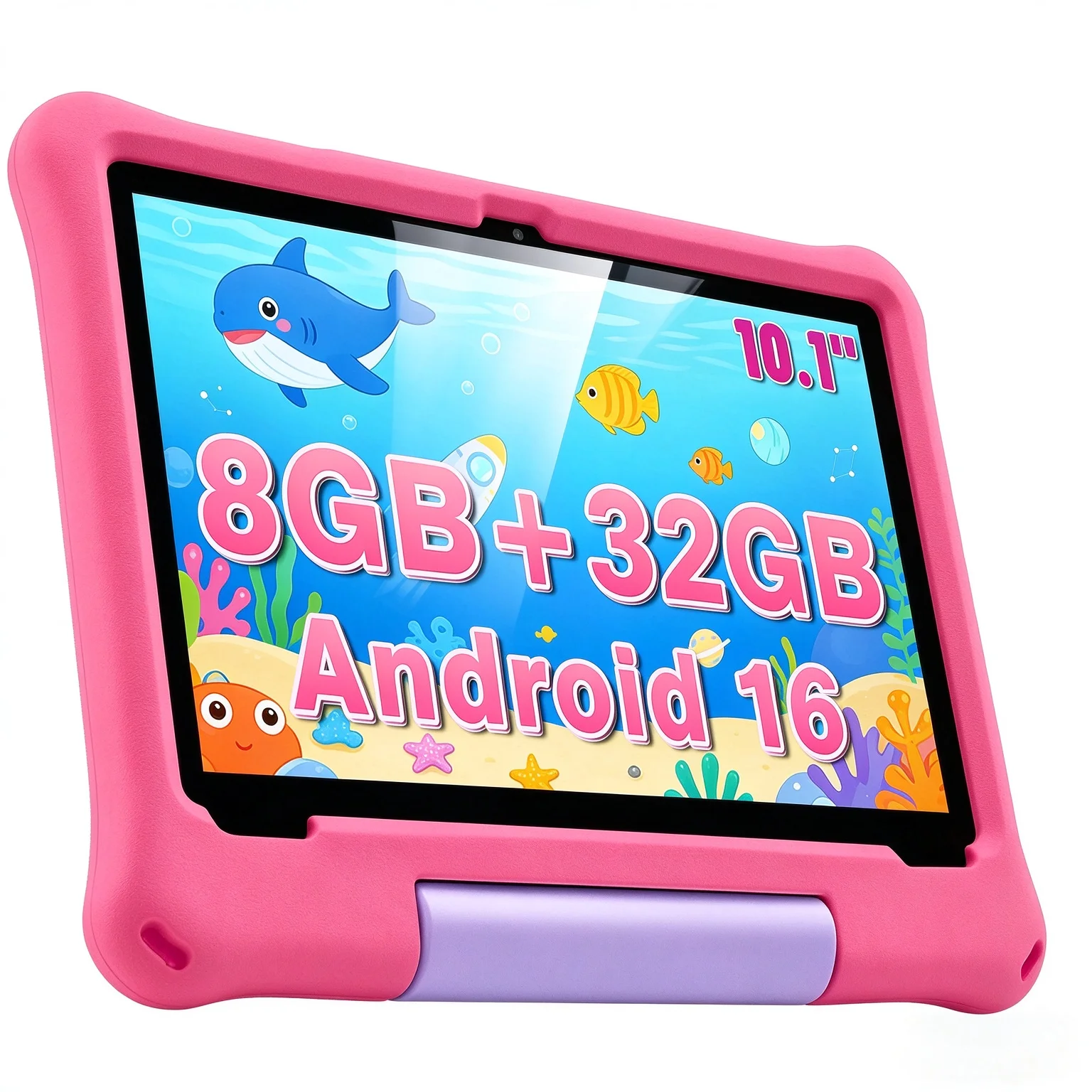 페이트니 CH10Plus 안드로이드 태블릿, 10인치, 안드로이드 16, 옥타 코어, 8GB RAM, 32GB ROM, 학생용 교육용 태블릿, 이와와, 구글.