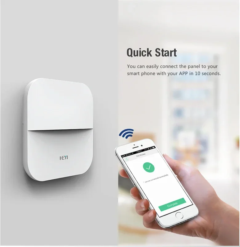WiFi GSM Home Alarm Security System  Wireless DIY Smart Home Burglar Security Alarm System