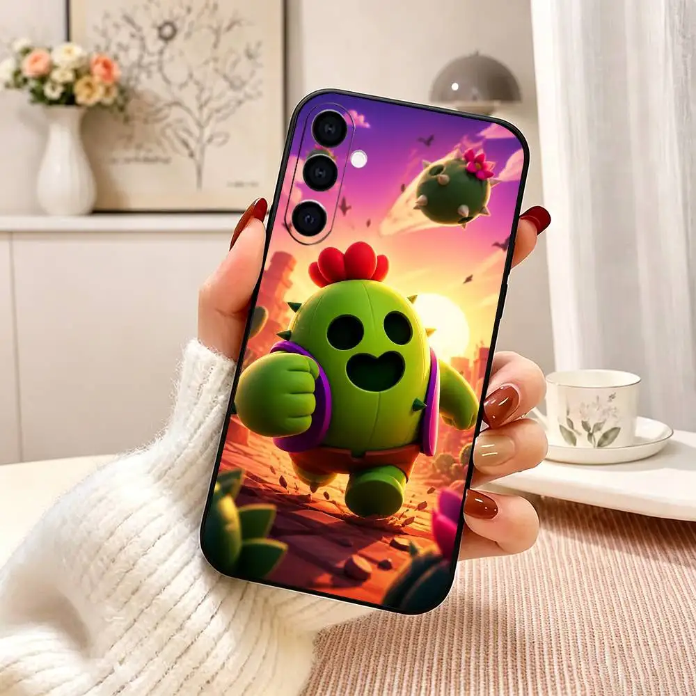 Hot Game Brawls Stars Gift Phone Case Black Silicone Soft For Samsung Galaxy A73,A72,A71,A70,A53,A52,A51 - view 3