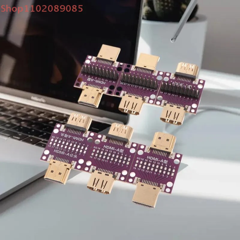

HDMI Male to Female/Male Conversion Adapter; Test PCB Circuit Board Module