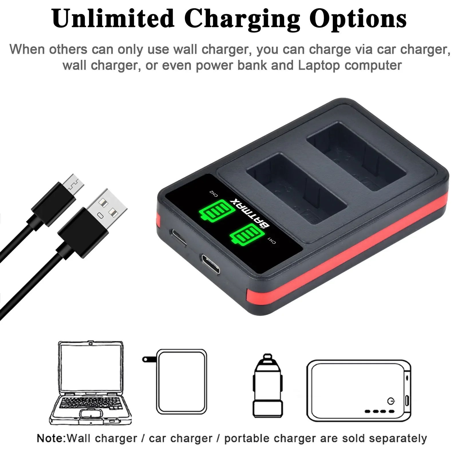 Batmax LP-E17 LPE17 بطارية + LED شاحن مزدوج لكانون EOS RP 200D 250D M3 M5 M6 750D 760D 800D 8000D المتمردين SL2 SL3 T6i T6s