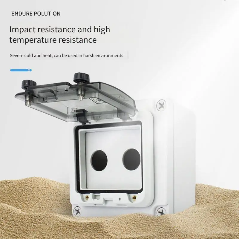 Button Box Switch Control Box Emergency Stop Single Hole Three Holes One Plastic Four Holes Two Holes IP67 Without Buttons