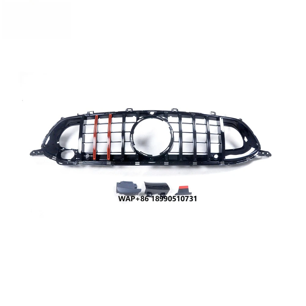 

GT63 Front Grille Front Center Bumper Grille Water Paint New Exterior Parts Car Center Grill Auto Upgrade Replacement Accessory