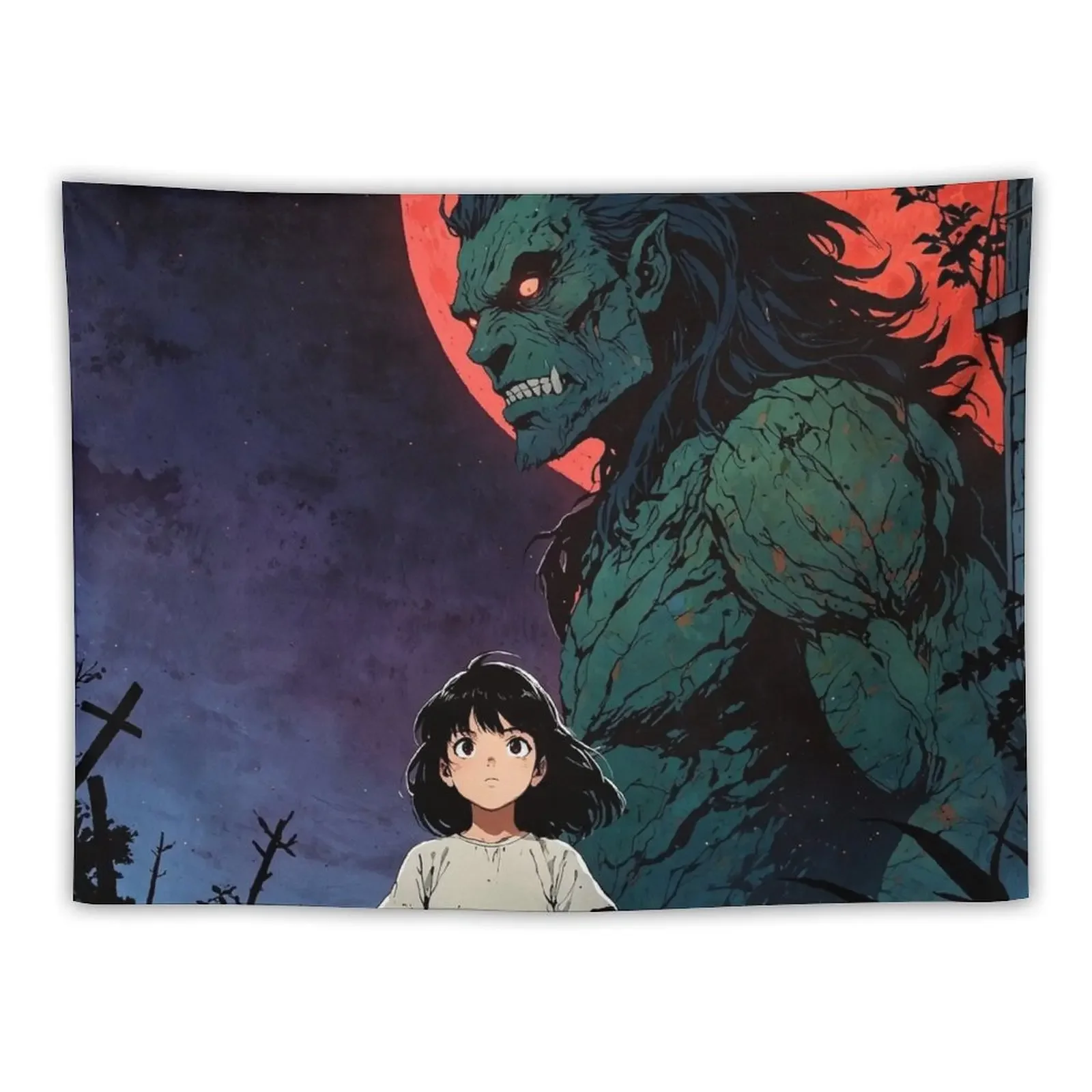 The Beast Awakens Tapestry Room Decoration Aesthetic Aesthetic Room Decor Korean Korean Room Decor Tapestry