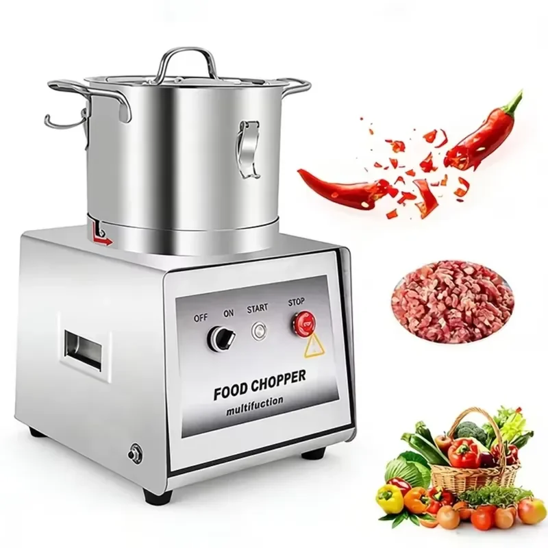 2026 Stainless Steel Electric Commercial Food Processor for Meat Grinder Vegetable Cutter Mixer Grinder Kitchen Machine