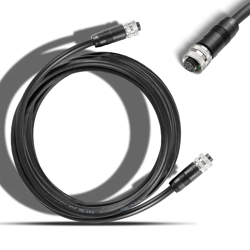 Кабель Ethernet для эхолотов Humminbird 720073-5 AS EC 15E - 15 футов, совместим с эхолотами Helix 7/8/9/10/12/15, APEX, SOLIX и Onix