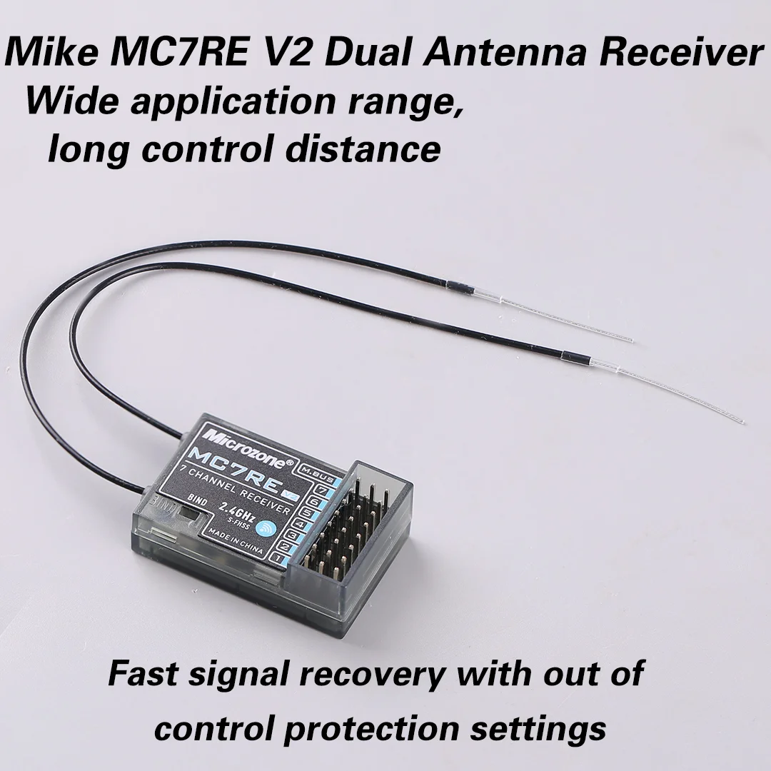 

Новый приемник Mc7re-V2, 7-канальная модель самолета 2,4 ГГц, подходит для Mc6c/Mc7/Mc8b, мини-автомобиль с дистанционным управлением, детали игрушек