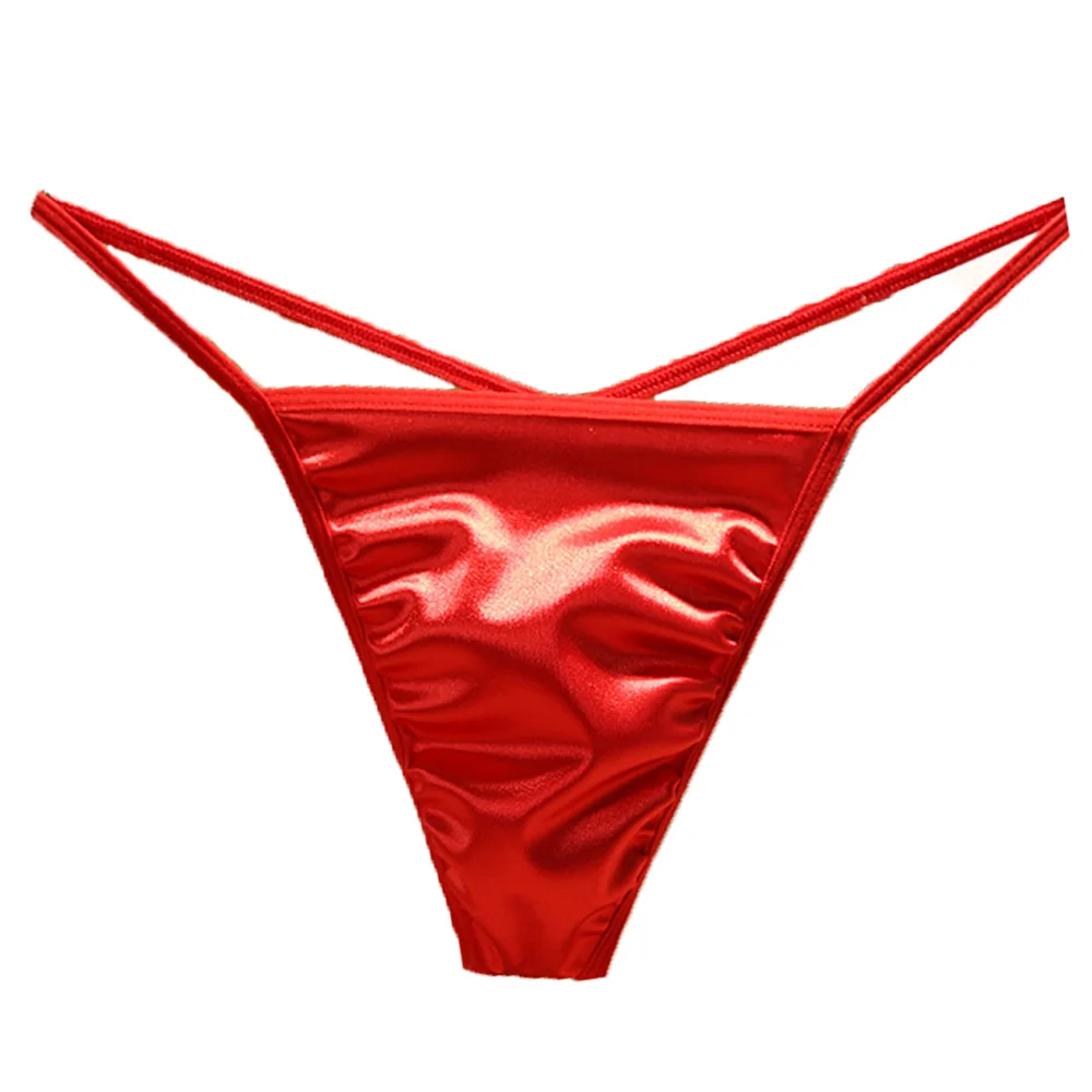 

Sexy Satin Mini T-back Low Rise Sexy Briefs Men's Panties G Strings Thongs