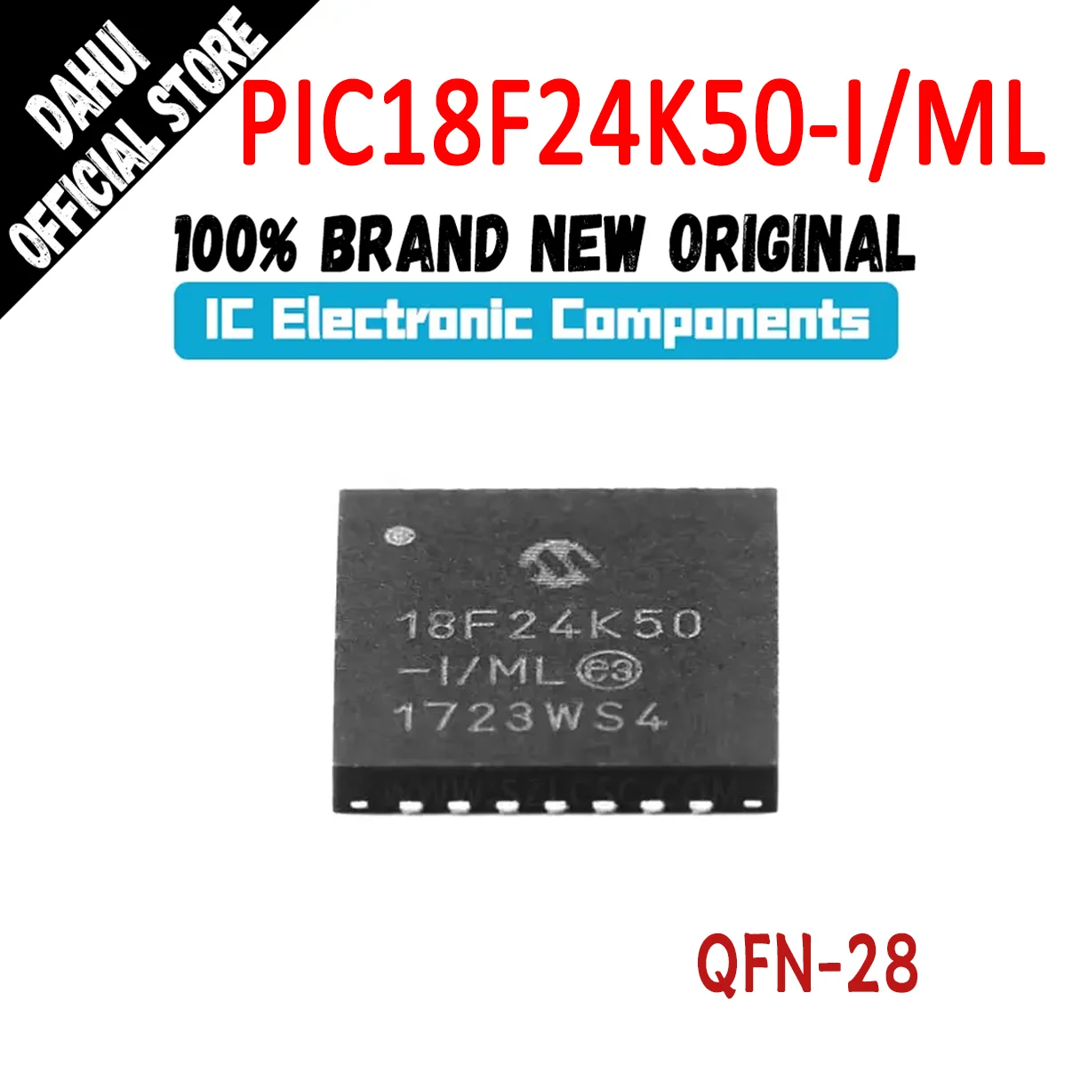 New PIC18F24K50-IML PIC18F24K50 PIC18F24K PIC18F24 18F24K50-I/ML PIC18F PIC18 PIC IC MCU Chip 8BIT 16KB FLASH 28-VQFN In Stock