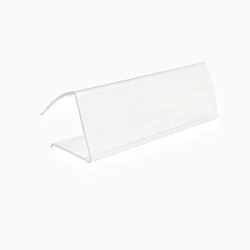 Insert Memo Price Label Card Tag Display Clip Holder Stand Erasable PVC Supermarket Shelf Wood Board Glass 100sets