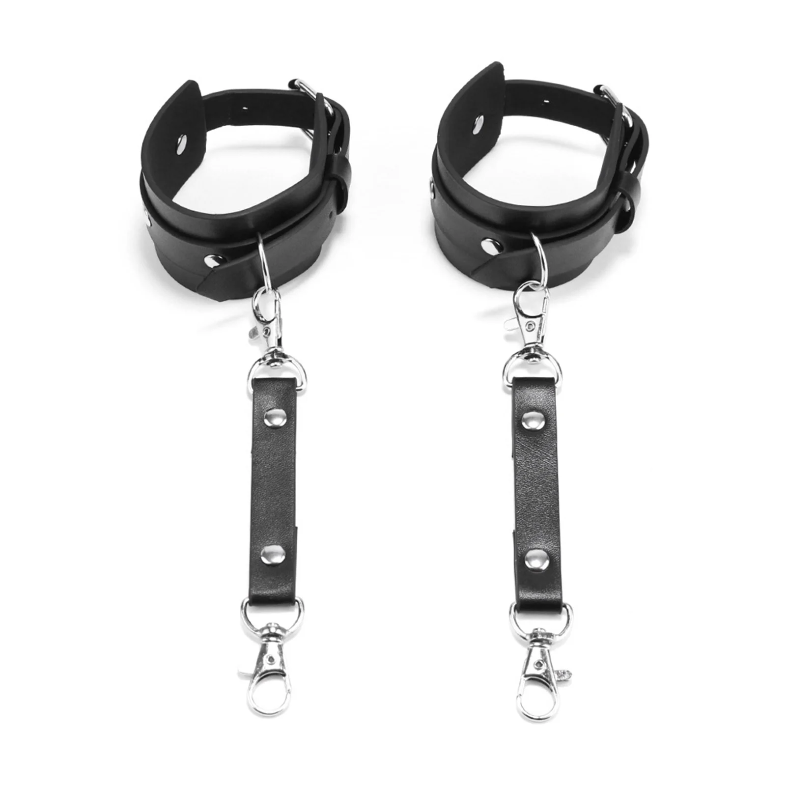 Leather Handcuffs for Sex SM Bondage Kit Sexy Adjustable Restraints Harness Women Sex Toys For Adults Games Bondage Handcuffs