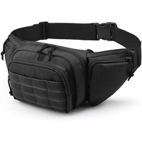 New Outdoor Multi functional Invisible Waist Attachment Bag for Men's Sports Storage Waist Bag Outdoor Tool Kit