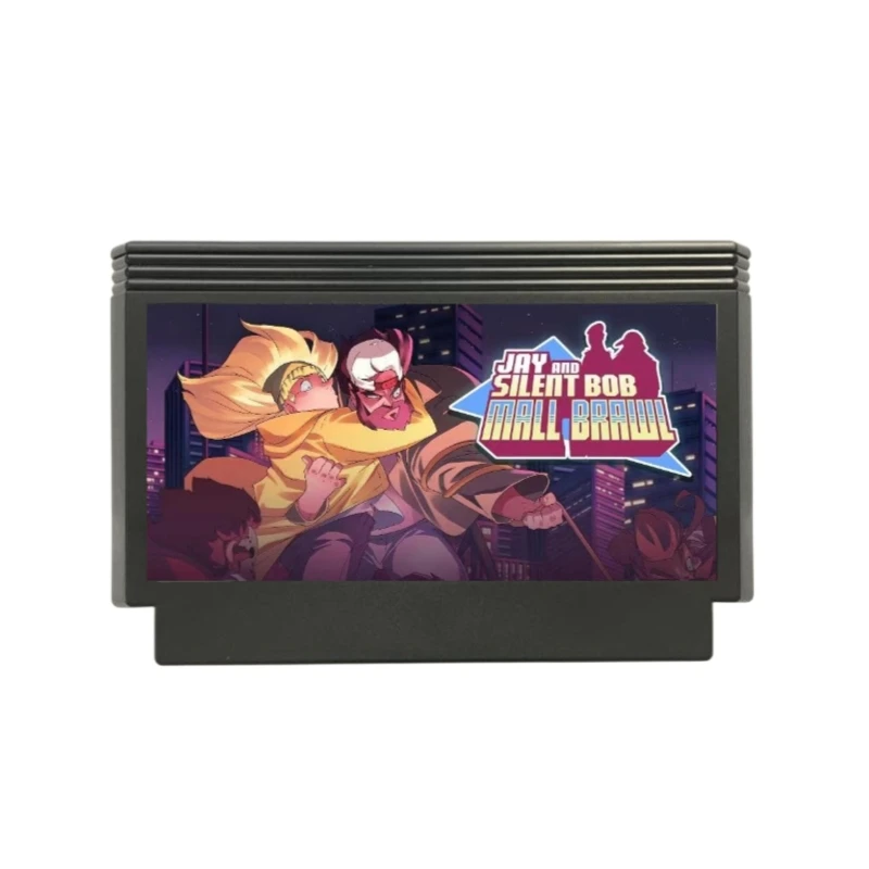 Jay and Silent Bob Mall Brawl Game Cartridge for FC / NES Console 60Pins / 72Pins 8 Bit Video Game Card