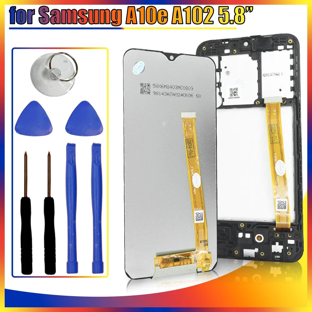 

6.2'' A10 LCD for Samsung Galaxy A10 LCD Display A105M Touch Screen Assembly Replacement for Samung A10 A105F A105G A105M LCD