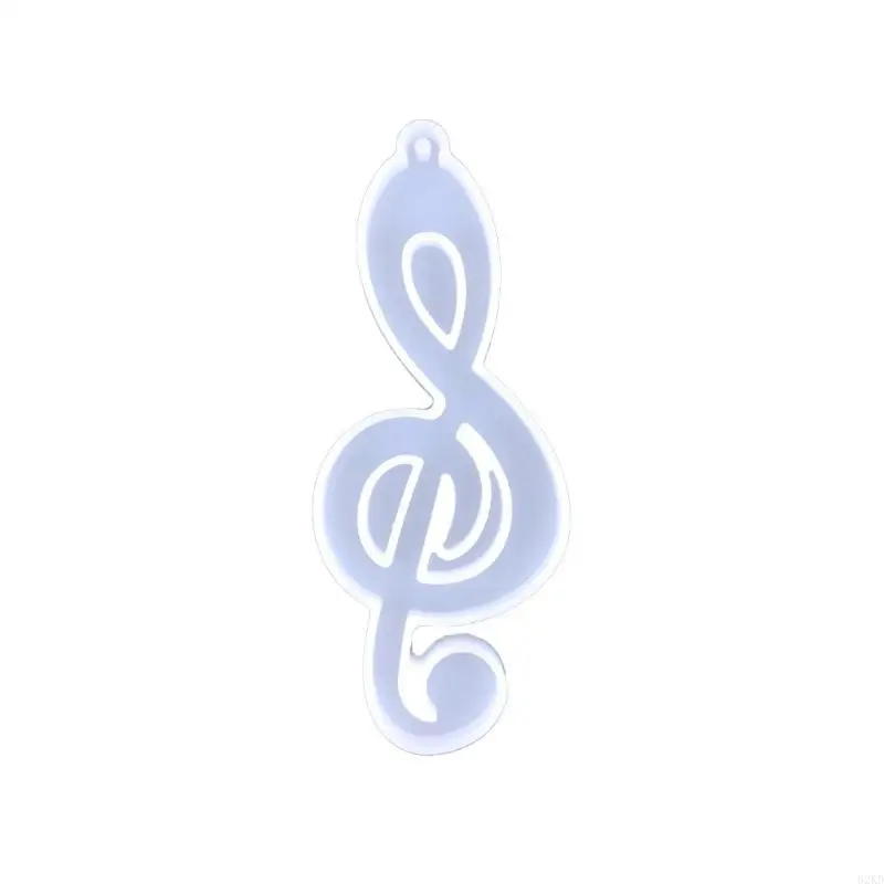 62KD Music Note Silicone Mold Resin Wind Mold for DIY Wind Hanging Decor