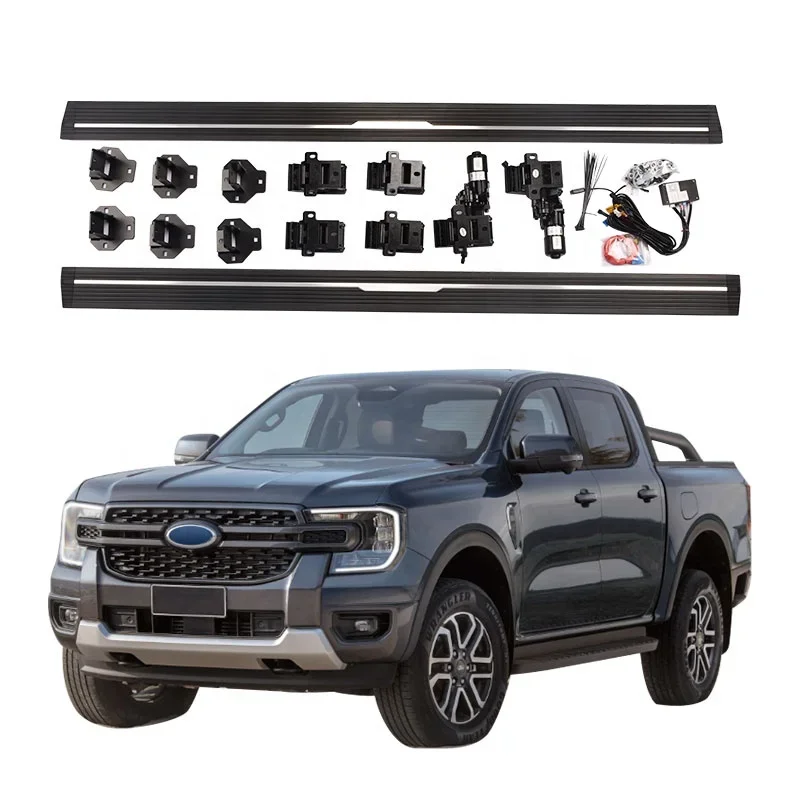 

Waterproof motor aluminium bracket Auto parts Pickup truck power running board For Ford Ranger Raptor T9 2023 side step