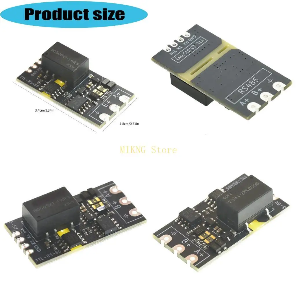 

Полностью изолированный модуль переключения уровня RS485 для систем TTL 3,3 В/5 В со скоростью передачи 2 Мбит/с, лучшая
