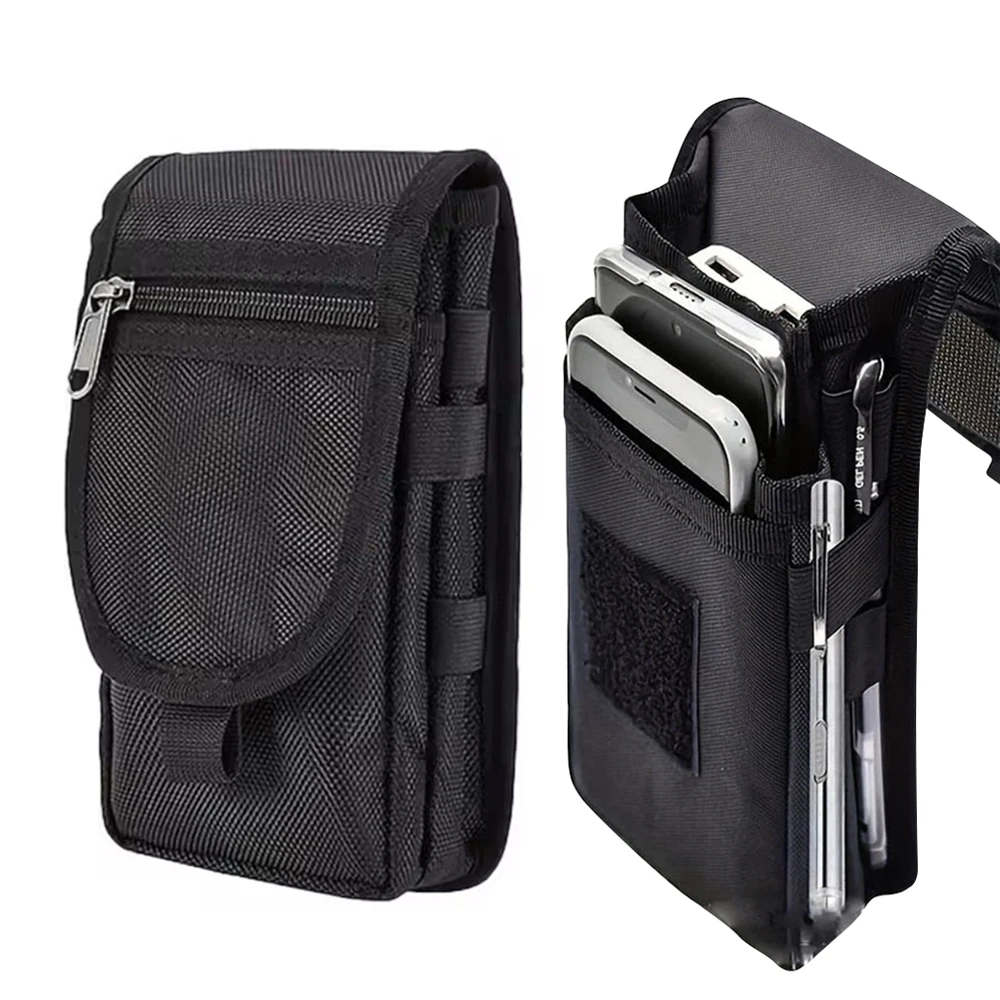 

Поясной чехол для телефона, уличный нейлоновый зажим для мобильного телефона, кобура для переноски, поясная сумка