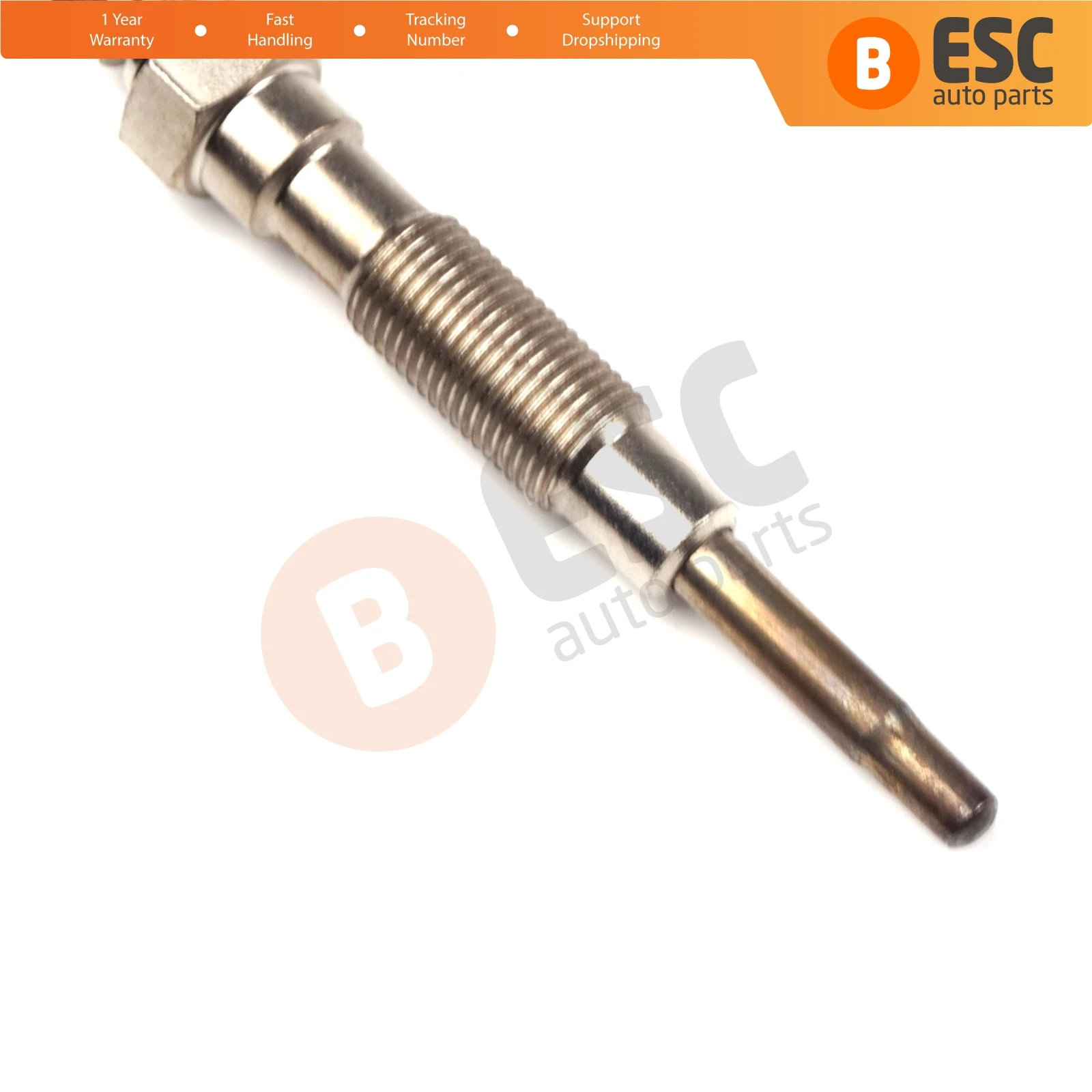 

ESC Auto Parts EGP85 1 Piece Heater Glow Plug 12 Volt MD050212, GV673 for Mitsubishi Hyundai Fast Shipment Ship From Turkey