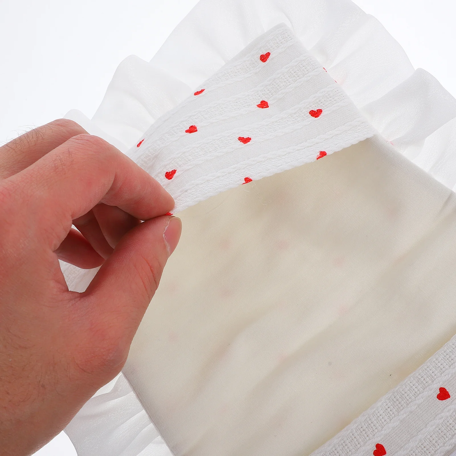 Reusable Fabric Notebook Cover Bowknot Heart Design Book Cloth Accessory Journals Planners Notebooks Elegant Protector