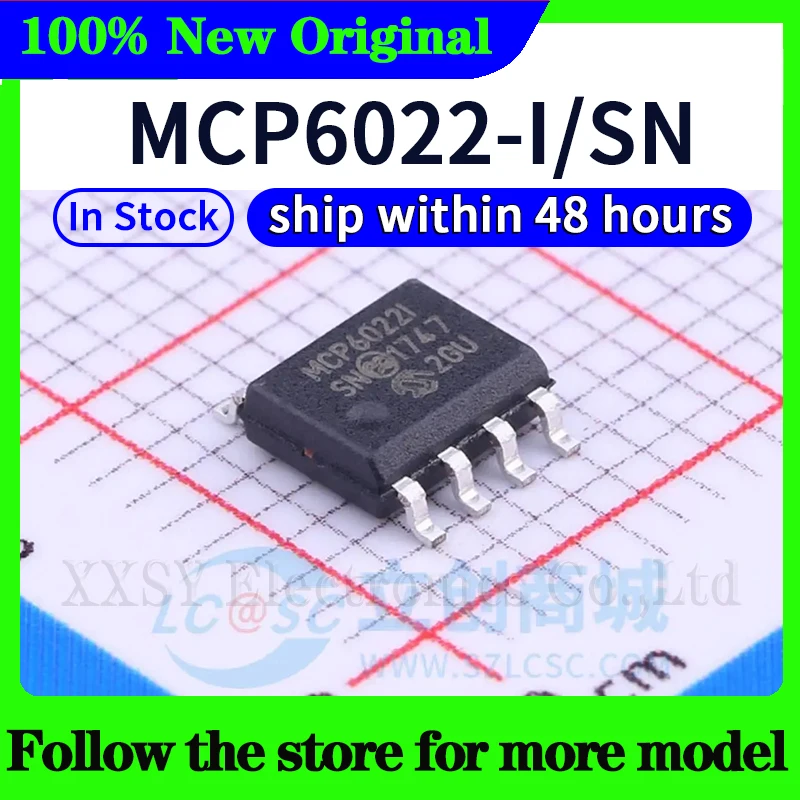 MCP6022I MCP6022-I/SN Disponibile Spedizione in 48 ore