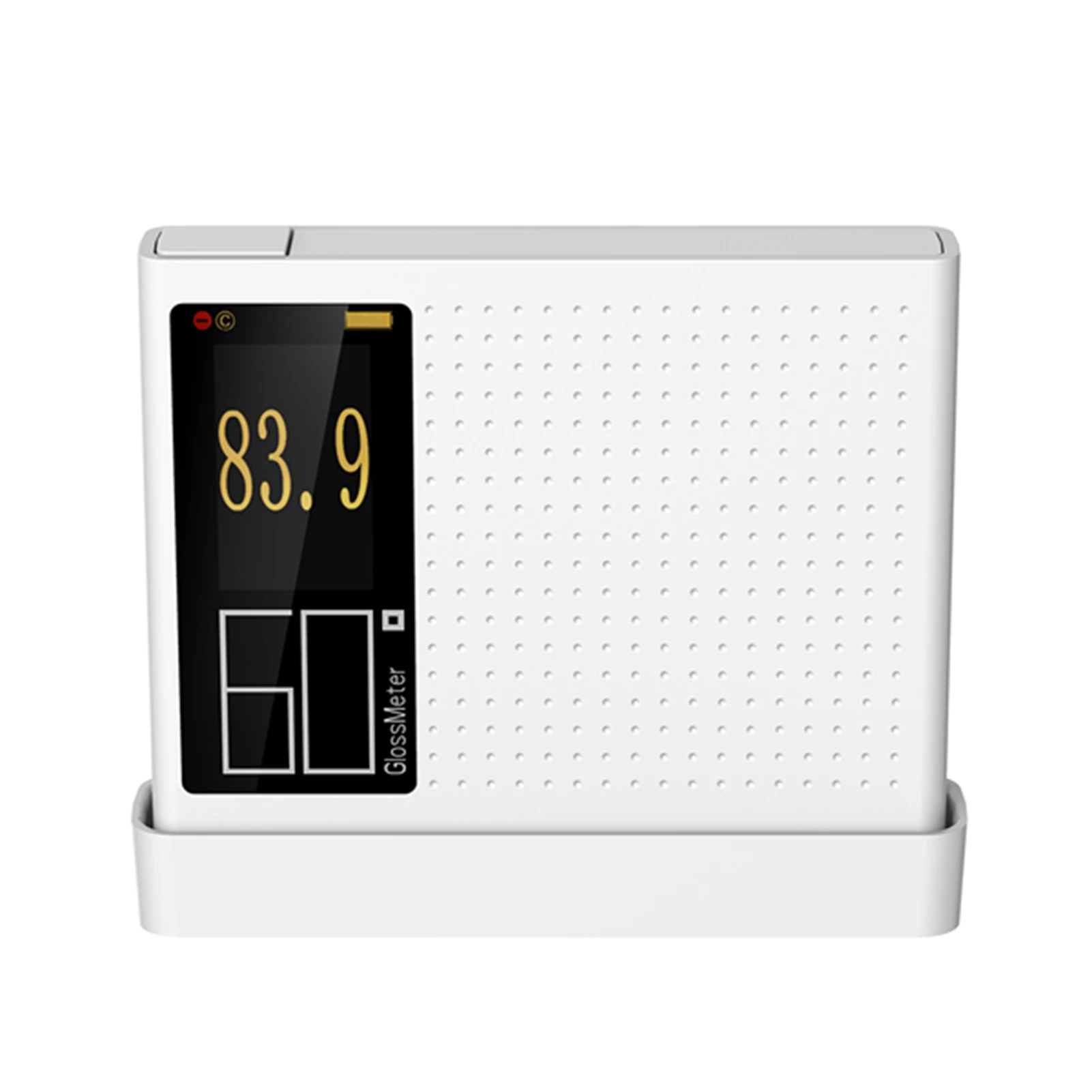 لمعان متر 60 °   مقياس اللمعان المحمول مع المعايرة الذاتية والقياس السريع والقياس المستمر لقياس السطح