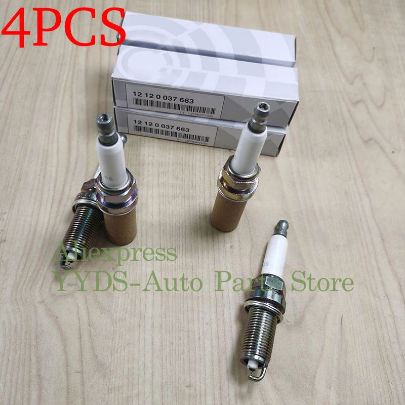 

4PCS Spark Plug For BMW 328i 528i E90 F01 F02 F10 F11 E83 E84 X3 X5 12120037663