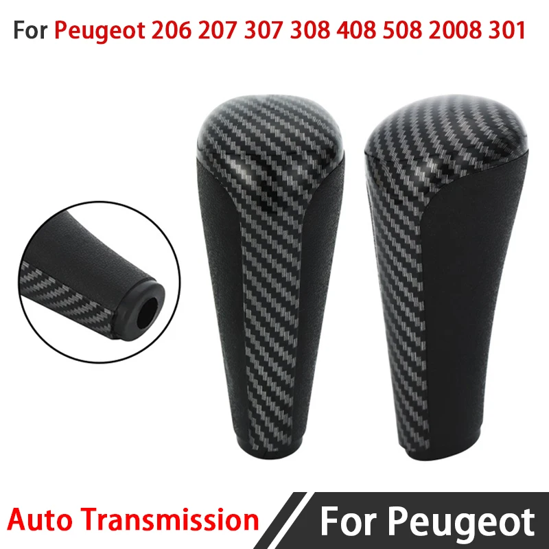 

For Peugeot 206 207 307 308 408 508 2008 301 Car Shift Gear Knob Head 5 Speed Manual MT Transmission Shifter Lever
