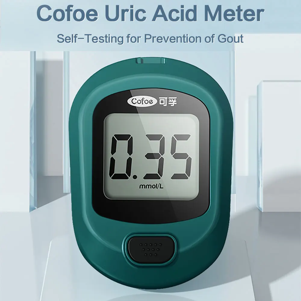 Cofoe Uric Acid Monitor Home or Medical Use To Measure Uric Acid  Gout To Prevent High Uric Acid