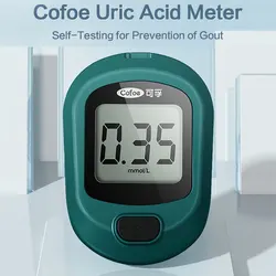 Cofoe Uric Acid Monitor Home or Medical Use To Measure Uric Acid Gout To Prevent High Uric Acid
