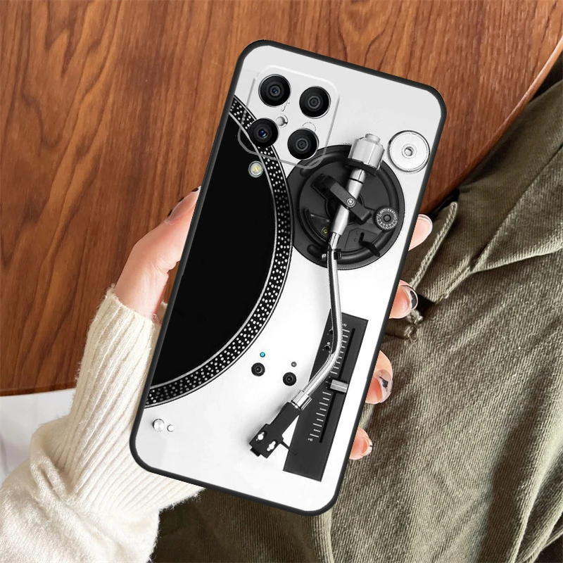 Vinyl DJ Record Art For Samsung Galaxy M52 M32 M22 M12 M13 M23 M33 M53 M11 M21 M31 M51 M30s M14 M54 Phone Case