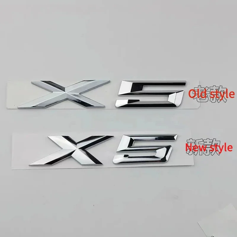 OK 3D ABS For BMW X 5 E70‎E53‎F15 X5 Letter Trunk Emblem Rear Badge Decal Sticker Black Brand New And High Quality