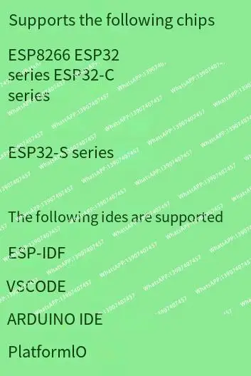 The ESP32 automatically downloads firmware and burns the CH340 USB-to-TTL module type-c interface